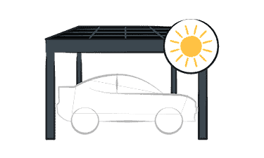 Icone Carport solaire photovoltaïque